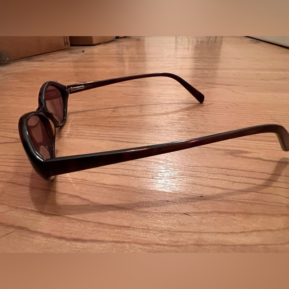 Vintage Thin Frame Glasses Frames. Black. Angular. - image 2
